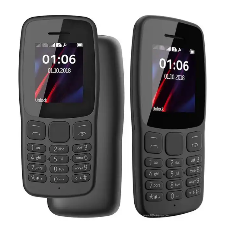 Nokia 105 Dual SIM Feature Phone with Full Accessories