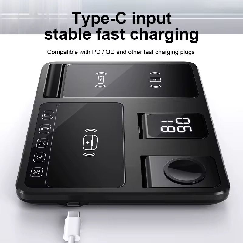 4-in-1 Wireless Fast Charger – All-in-One MagSafe Fast Charging Station - Image 6